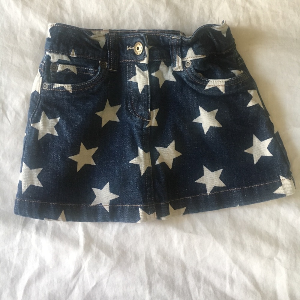 Girls size 4-5 Mini Boden jean skirt